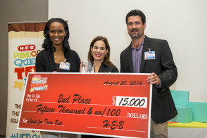 August 19, 2014, HOUSTON, TX -- H-E-B Primo Picks Quest for Texas Best Finalist present their products to a panel of judges